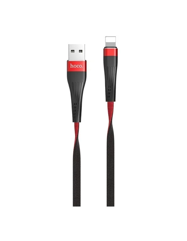 

Кабель для мобильных устройств Lightning-Lightning Hoco U39 1.2м красный, черный, U39