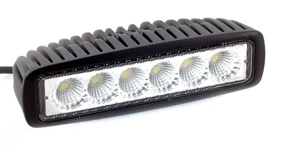 Фара светодиодная AutoExpert C18 для Off Road 160*43*42 мм, 9V-48V IP67, 6 диодов по 3W