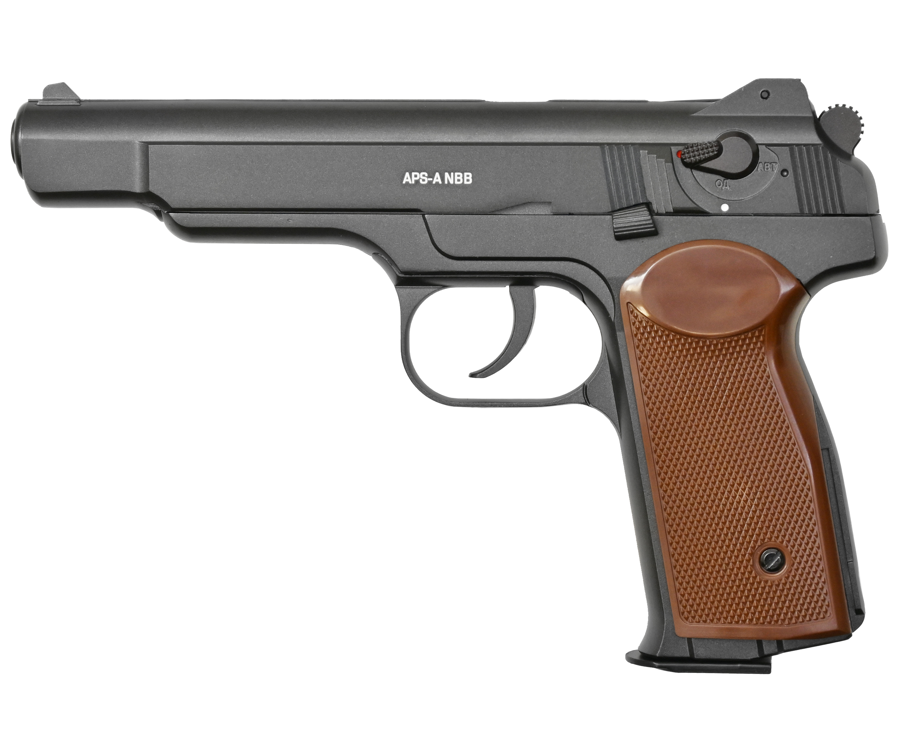 Страйкбольный пистолет Gletcher APS-A NBB Soft Air 6 мм Стечкин