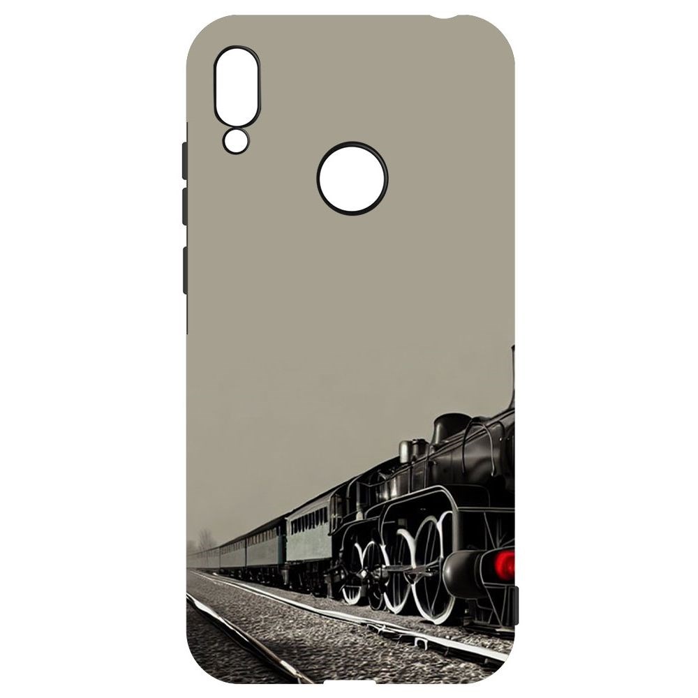 

Чехол-накладка Софт Паровоз для Huawei Y6S, Черный