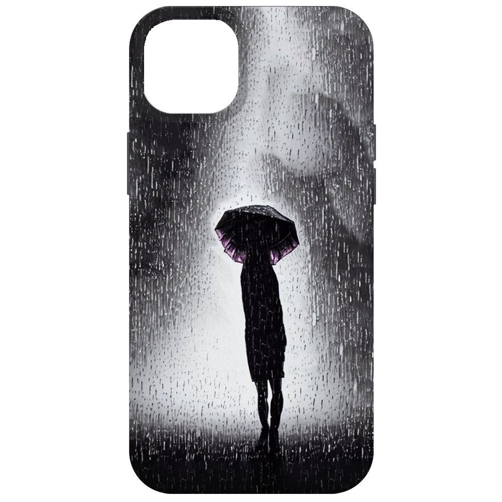 

Чехол-накладка Софт Ночная крипота для iPhone 14 Plus, Черный