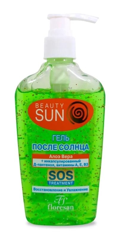 Гель после солнца Floresan Beauty SUN алоэ вера 220мл