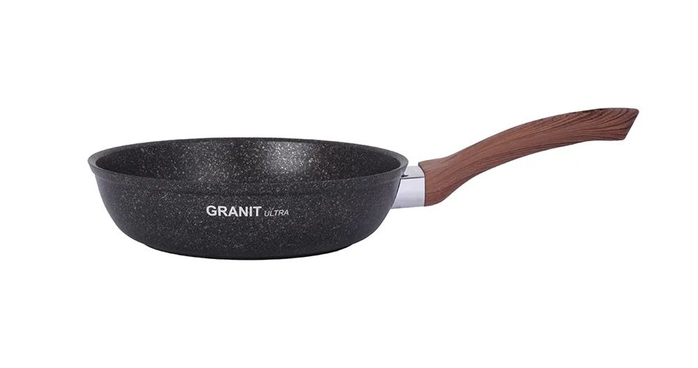 

Сковорода Kukmara 260мм с ручкой АП "Granit ultra" (original) сго260а, Черный