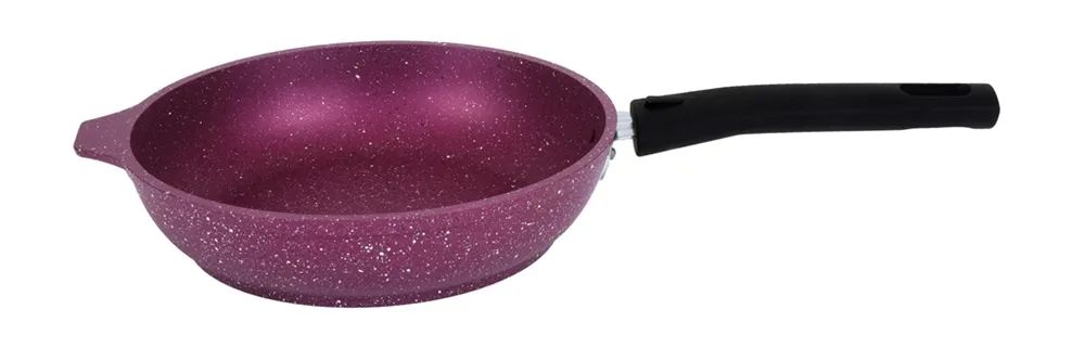 

Сковорода диаметр 24см со съемной ручкой, АП линия "Trendy style" (lime) 241tsm, Кукмара, Фиолетовый