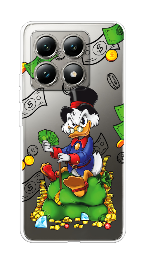 

Чехол на Xiaomi 14T "Scrooge Richness", Черный;синий;зеленый, 322850-1