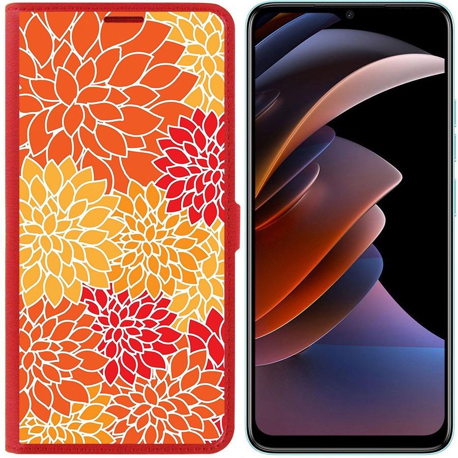 

Чехол-книжка Eco Book для Tecno Spark Go 2023 Цветочный паттерн 7