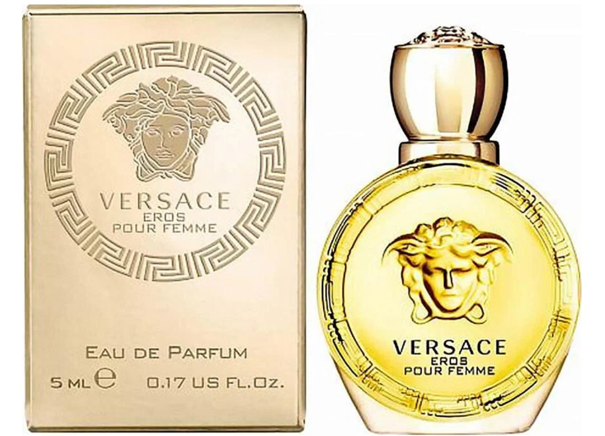 Парфюмерная вода VERSACE Eros pour Femme женская миниатюра 5 мл