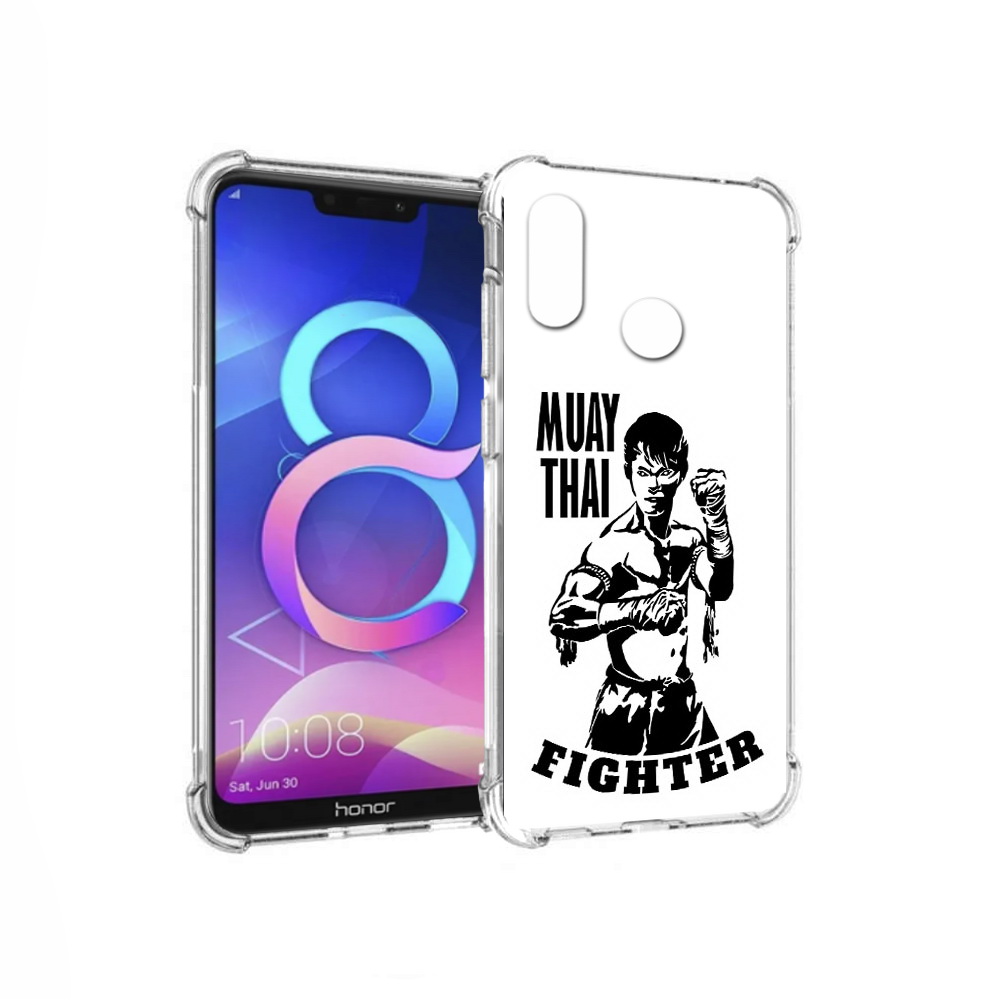 

Чехол MyPads Tocco для Honor 8C Единоборства муайтай (PT121522.29.76), Прозрачный, Tocco