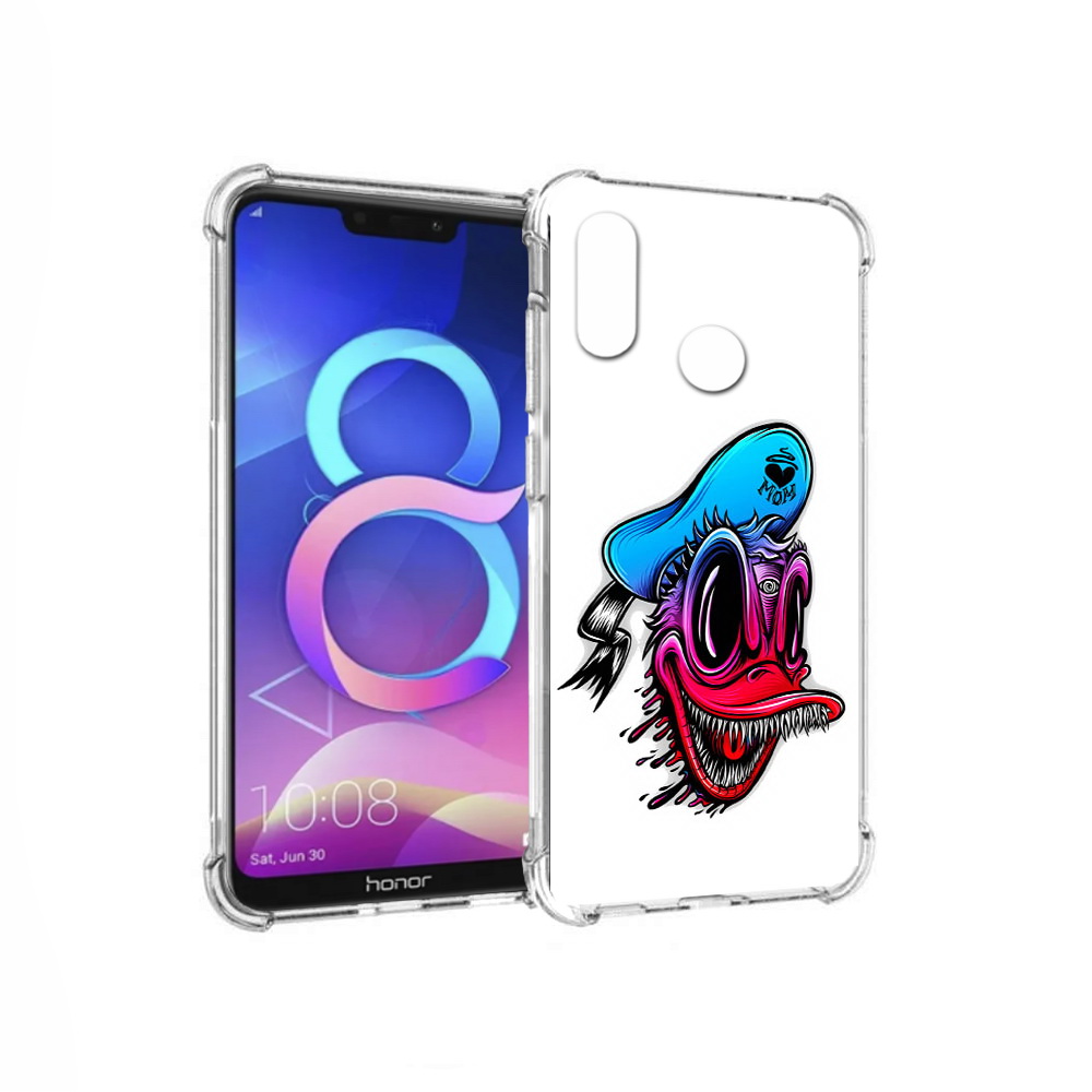 

Чехол MyPads Tocco для Honor 8C Дональд (PT121522.29.71), Прозрачный, Tocco