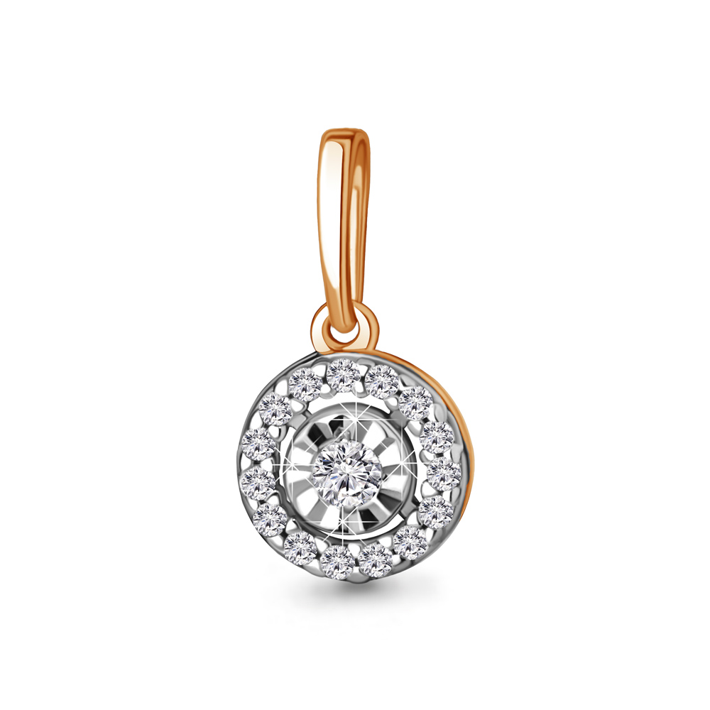 

Кулон из красного золота с бриллиантом Aquamarine 920986Ак, 920986Ак_585_кз