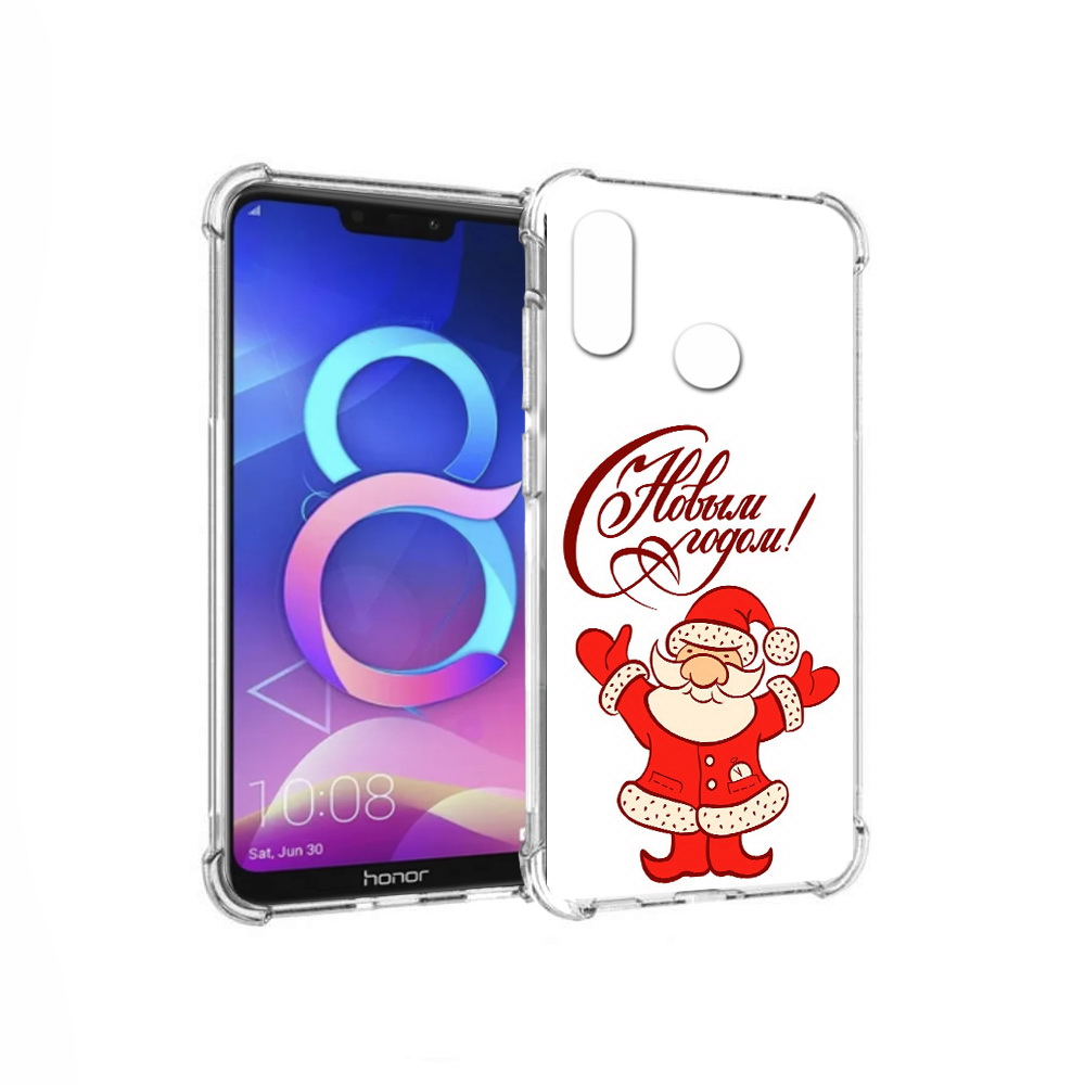

Чехол MyPads Tocco для Honor 8C Добрый дед мороз с новым годом 2023 (PT121522.29.69), Прозрачный, Tocco