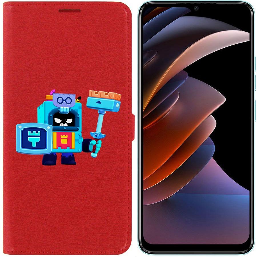 

Чехол-книжка Eco Book для Tecno Spark Go 2023 Brawl Stars-Эш
