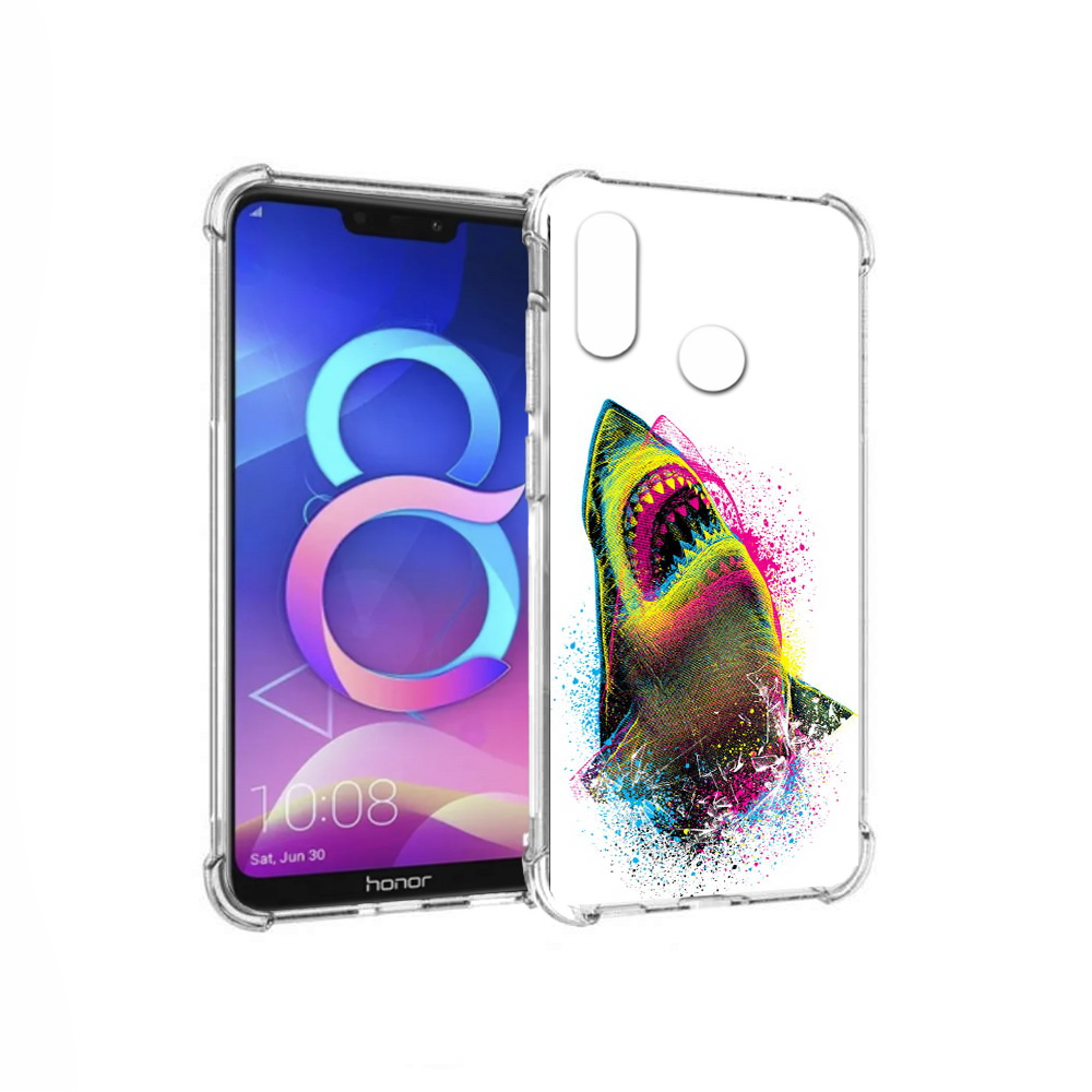 

Чехол MyPads Tocco для Honor 8C челюсти-2 (PT121522.29.674), Прозрачный, Tocco