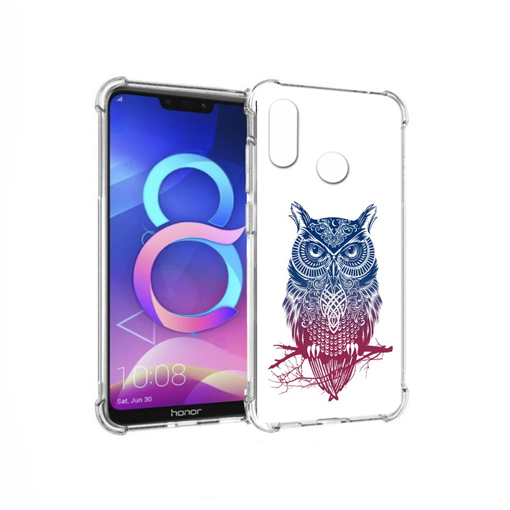 

Чехол MyPads Tocco для Honor 8C хиппи сова (PT121522.29.664), Прозрачный, Tocco