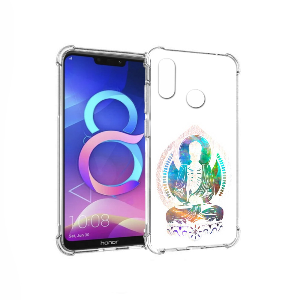 

Чехол MyPads Tocco для Honor 8C умный скелет (PT121522.29.653), Прозрачный, Tocco