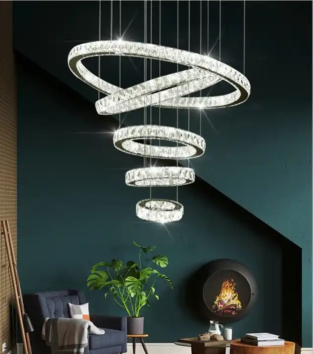 

Подвес Свет Luxury 1009-5 CH D80х64х46х33х17H250 LED 288W ПУ 3 режима, 1009-5 CH