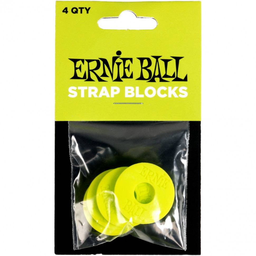 

Стреплок ERNIE BALL 5622 неоновый салатовый 4 шт, 5622