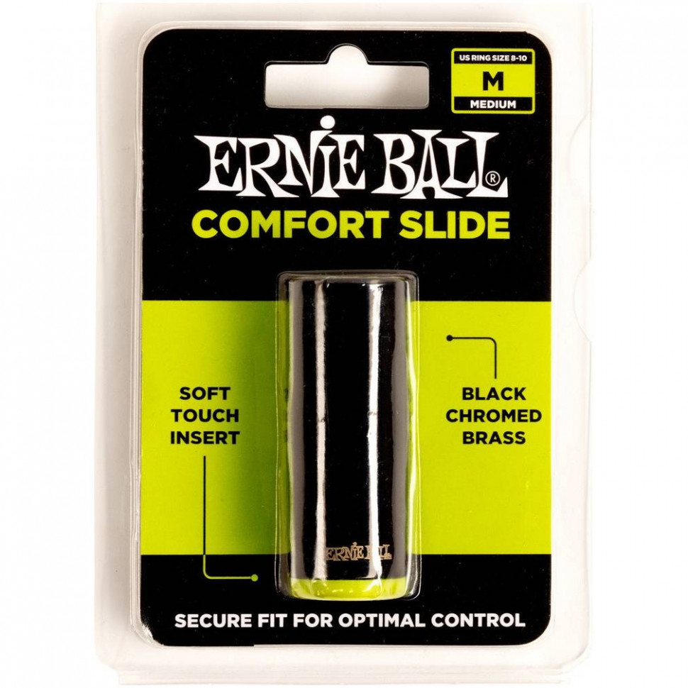 

Слайд для гитары ERNIE BALL 4288 Comfort Medium, Черный, 4288 Comfort Medium