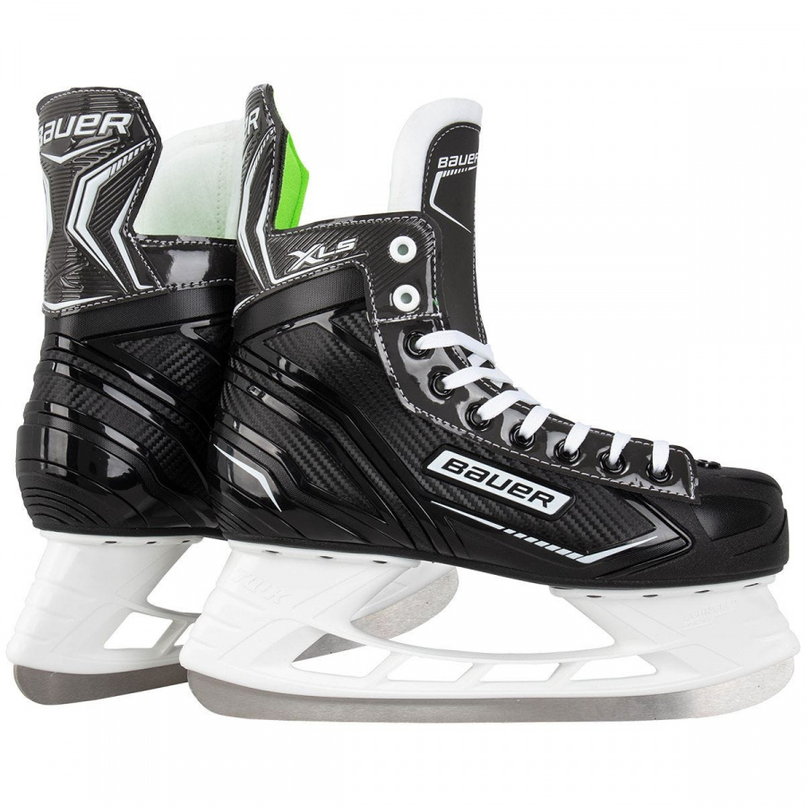 Коньки хоккейные Bauer X-LS SR S21 black/green 41.5