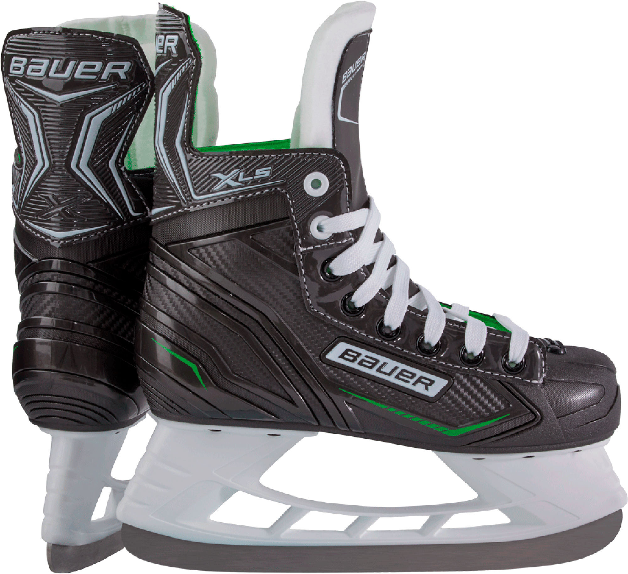 

Коньки хоккейные Bauer X-LS JR, black, green, размер 3.0 R, Черный, X-LS JR