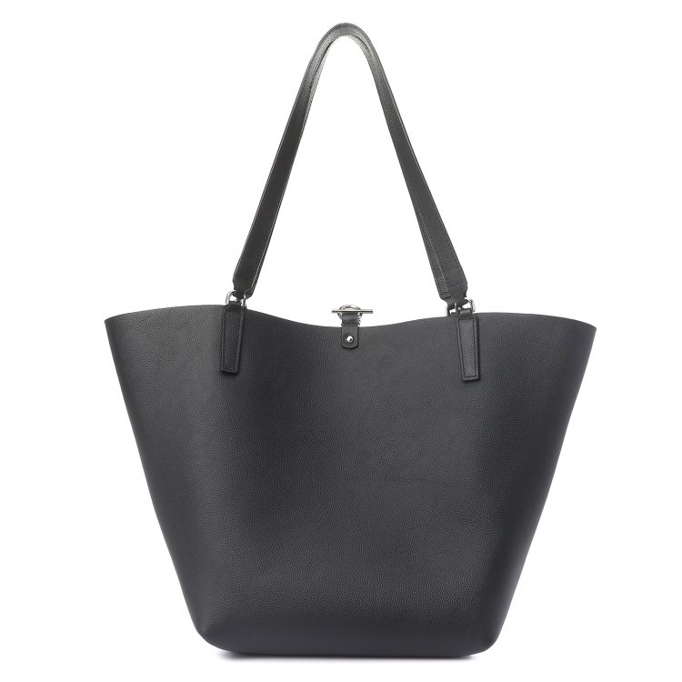 Комплект (косметичка+сумка) женский Calzetti ALBE, черный/графит