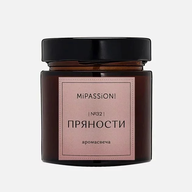

Свеча парфюмированная в банке MiPASSiON Пряности 200 мл