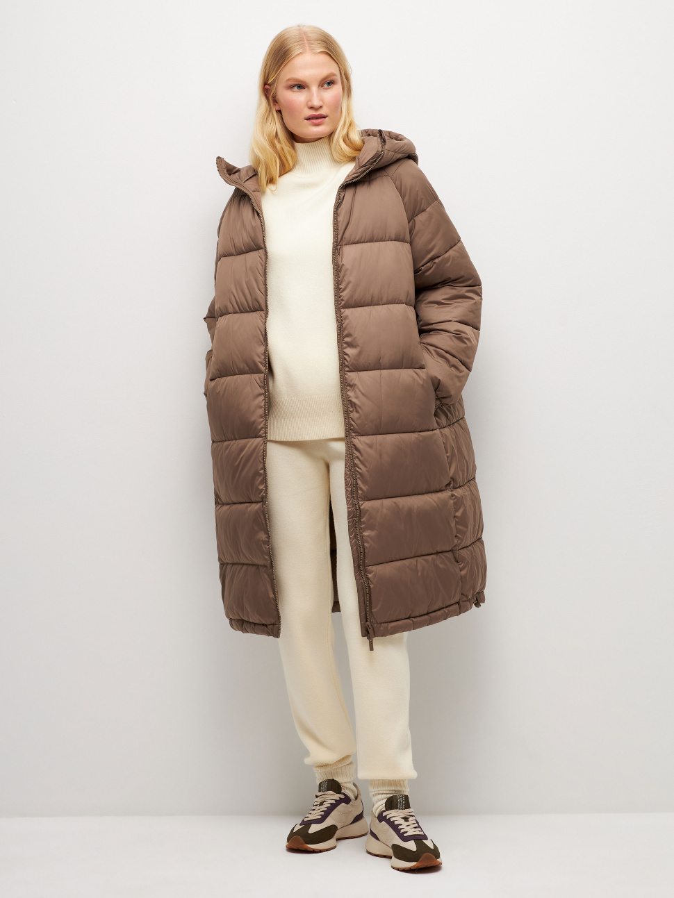 

Куртка женская Sela Moms 2810011222 коричневая XL, 2810011222