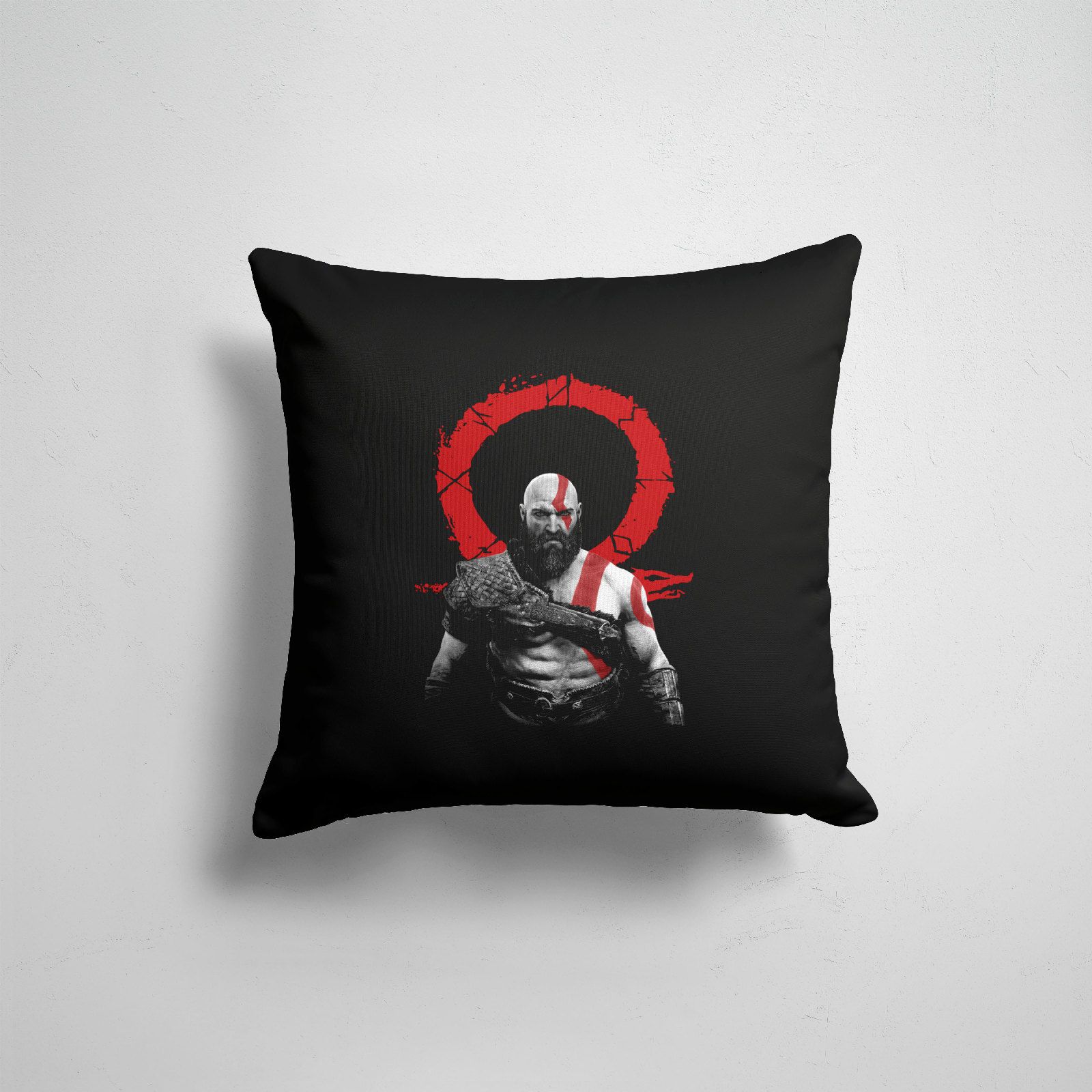 

Подушка декоративная 45х45см Геймерам God of war God of War 4, Разноцветный