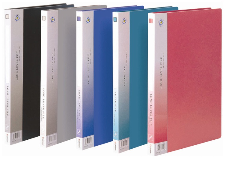 Папка с боковым зажимом COMIX А4 1000мкм розовая + карман