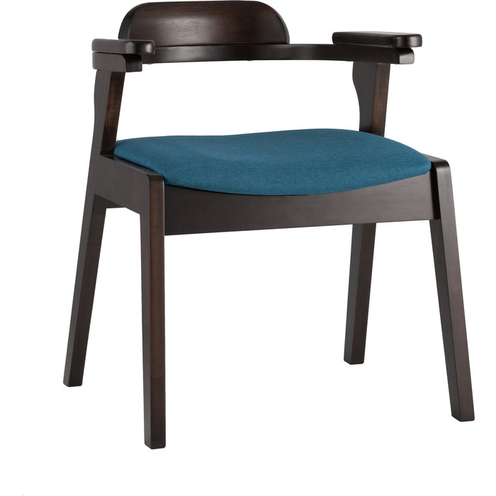 

Stool Group VINCENT синий обеденный деревянный массив гевеи, VINCENT синий обеденный деревянный массив гевеи с мягким сиденьем со спинкой и подлокотниками