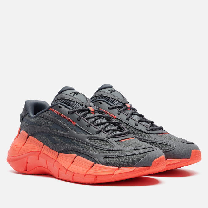 фото Кроссовки унисекс reebok zig kinetica 2.5 серые 44.5 eu