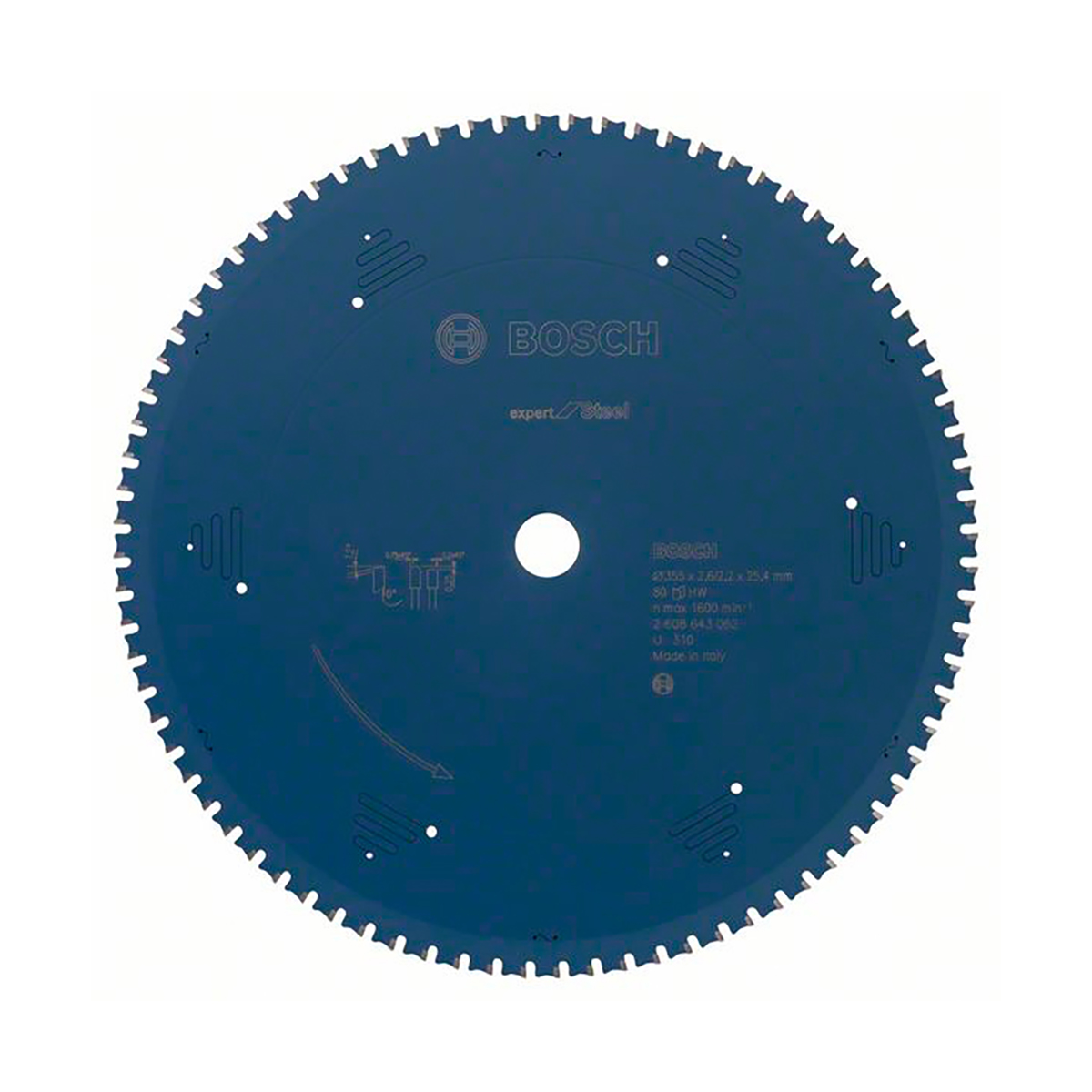 

Диск пильный по металлу Bosch Expert for Steel, 80T, 355 x 25,4 x 2,6/2,2 мм