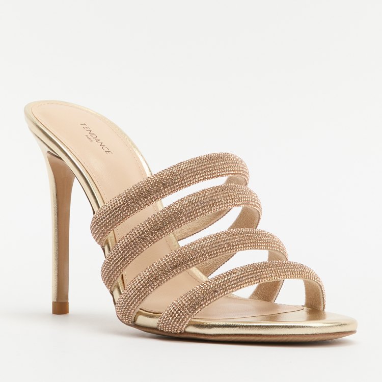 

Мюли женские Tendance RL375-119 золотистые 38 EU, Золотистый, RL375-119