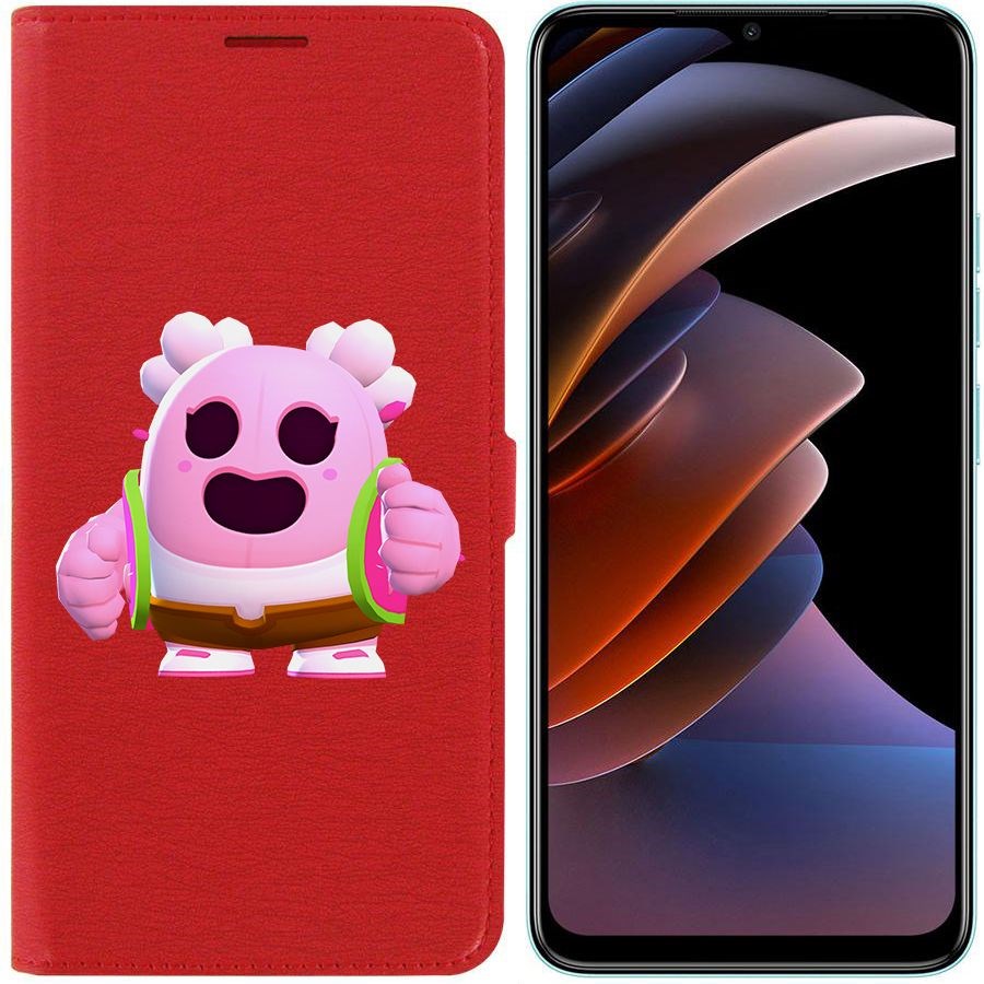 

Чехол-книжка Eco Book для Tecno Spark Go 2023 Brawl Stars-Сакура Спайк