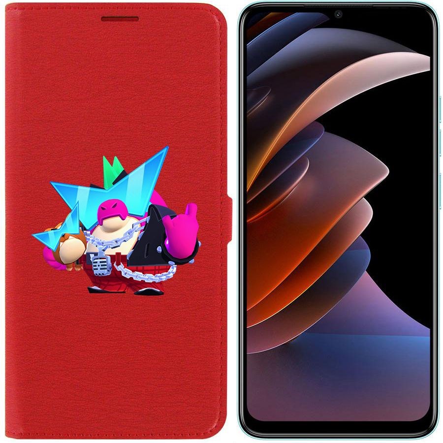 

Чехол-книжка Eco Book для Tecno Spark Go 2023 Brawl Stars-Плохиш Базз