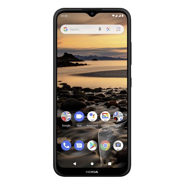 Стекло защитное гибридное Krutoff для Nokia 1.4