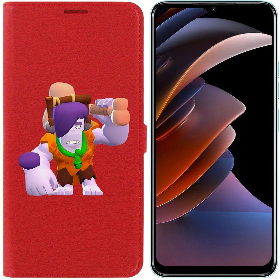 

Чехол-книжка Eco Book для Tecno Spark Go 2023 Brawl Stars-Пещерный Фрэнк