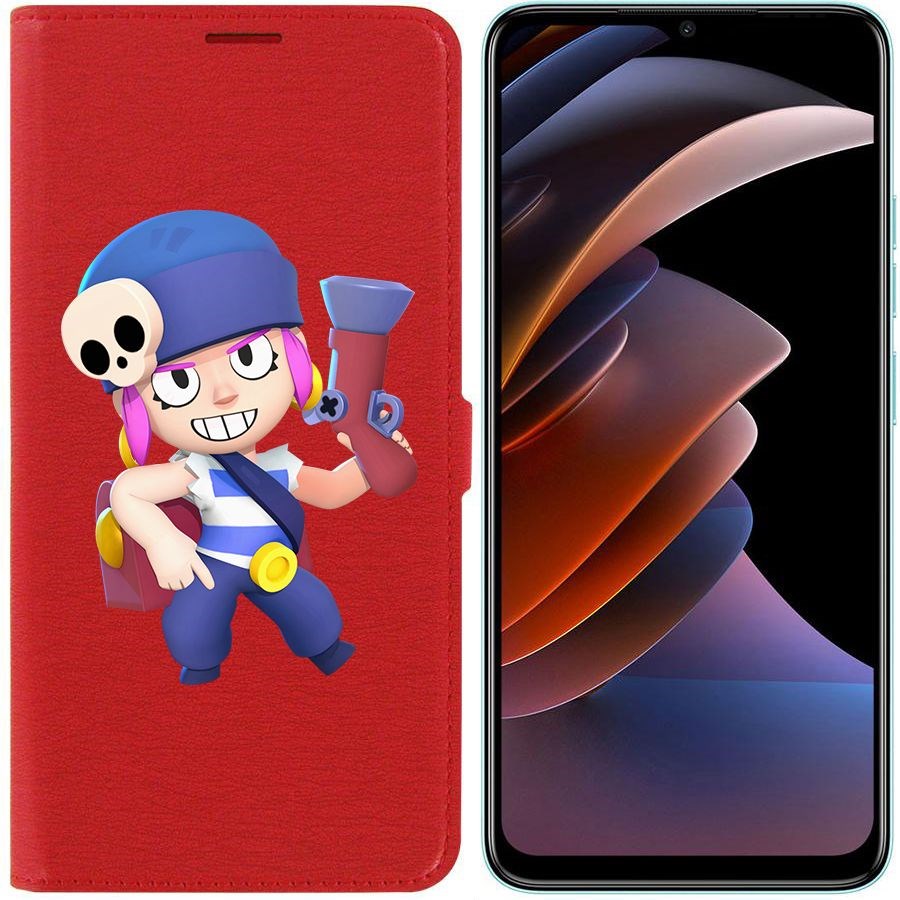 

Чехол-книжка Eco Book для Tecno Spark Go 2023 Brawl Stars-Пенни