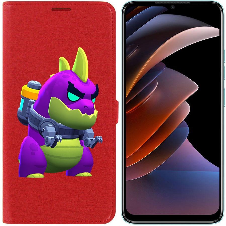 

Чехол-книжка Eco Book для Tecno Spark Go 2023 Brawl Stars-Мегамонстр