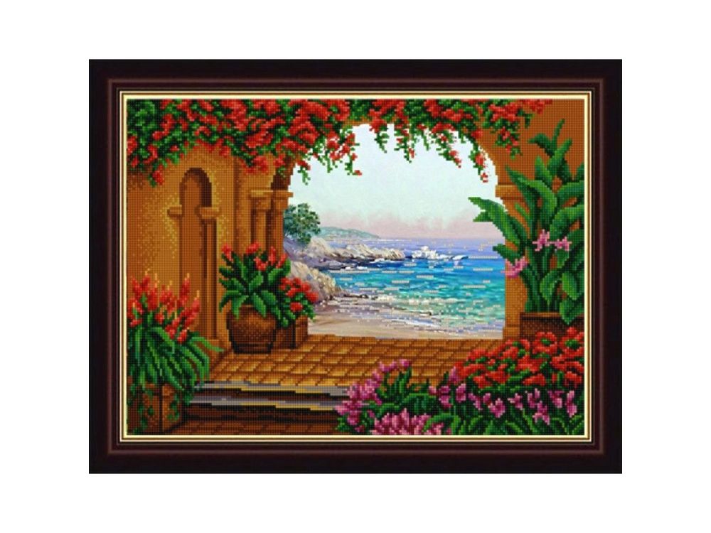 

Рисунок на ткани Южный берег