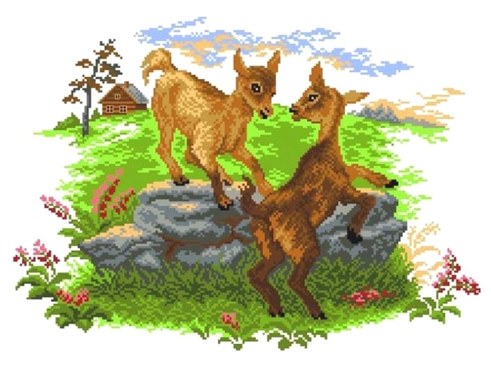 

Рисунок на ткани Шалунишка