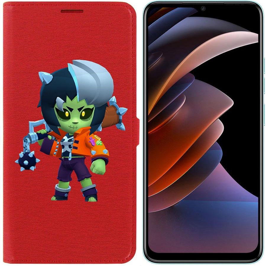 

Чехол-книжка Eco Book для Tecno Spark Go 2023 Brawl Stars-ЗомБиби