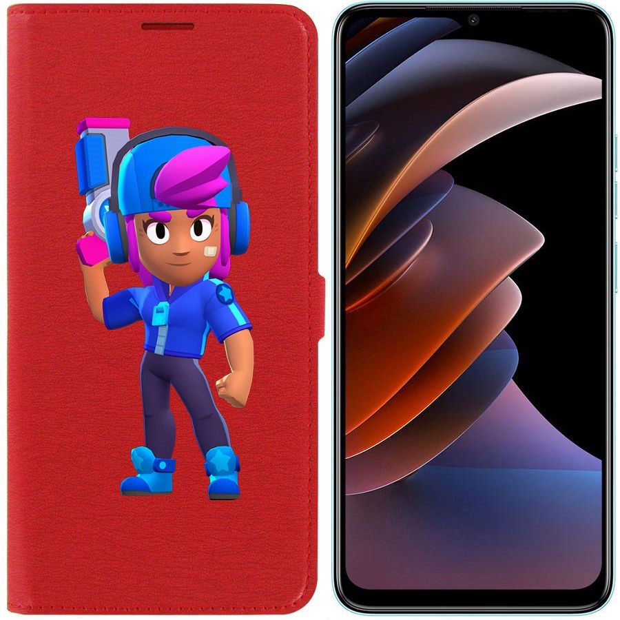 

Чехол-книжка Eco Book для Tecno Spark Go 2023 Brawl Stars-Звёздная Шелли