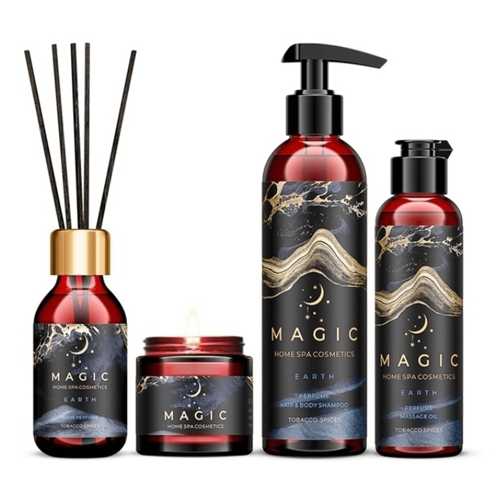 Косметический набор для тела и волос Magic 5 Elements SPA-церемония Earth 4 предмета