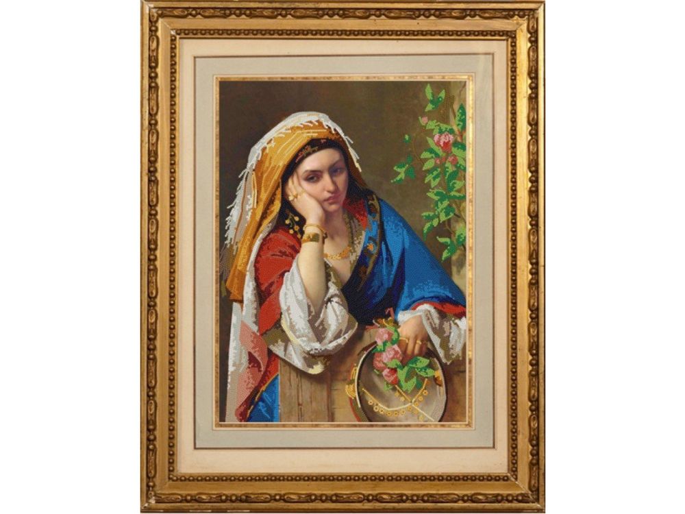 

Рисунок на ткани Цыганка Жан Франсуа Партель