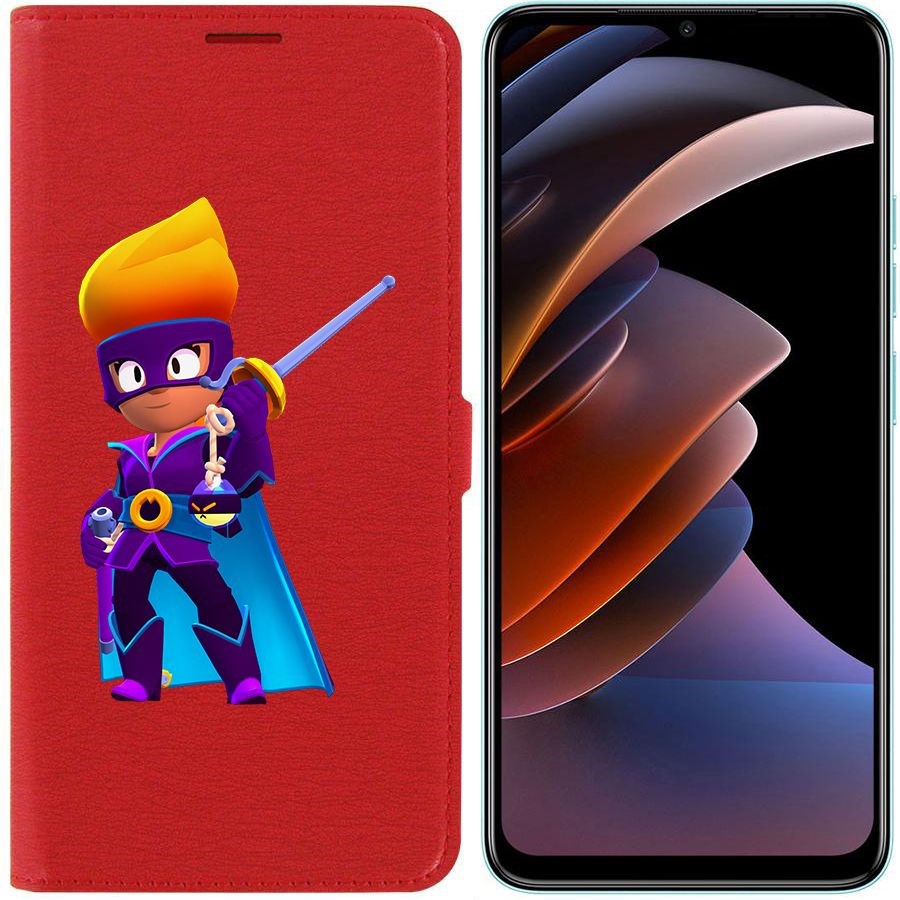 

Чехол-книжка Eco Book для Tecno Spark Go 2023 Brawl Stars-Амбер де Ла Вега