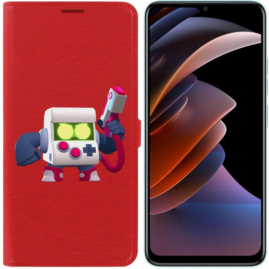 

Чехол-книжка Eco Book для Tecno Spark Go 2023 Brawl Stars-8-БИТ классический