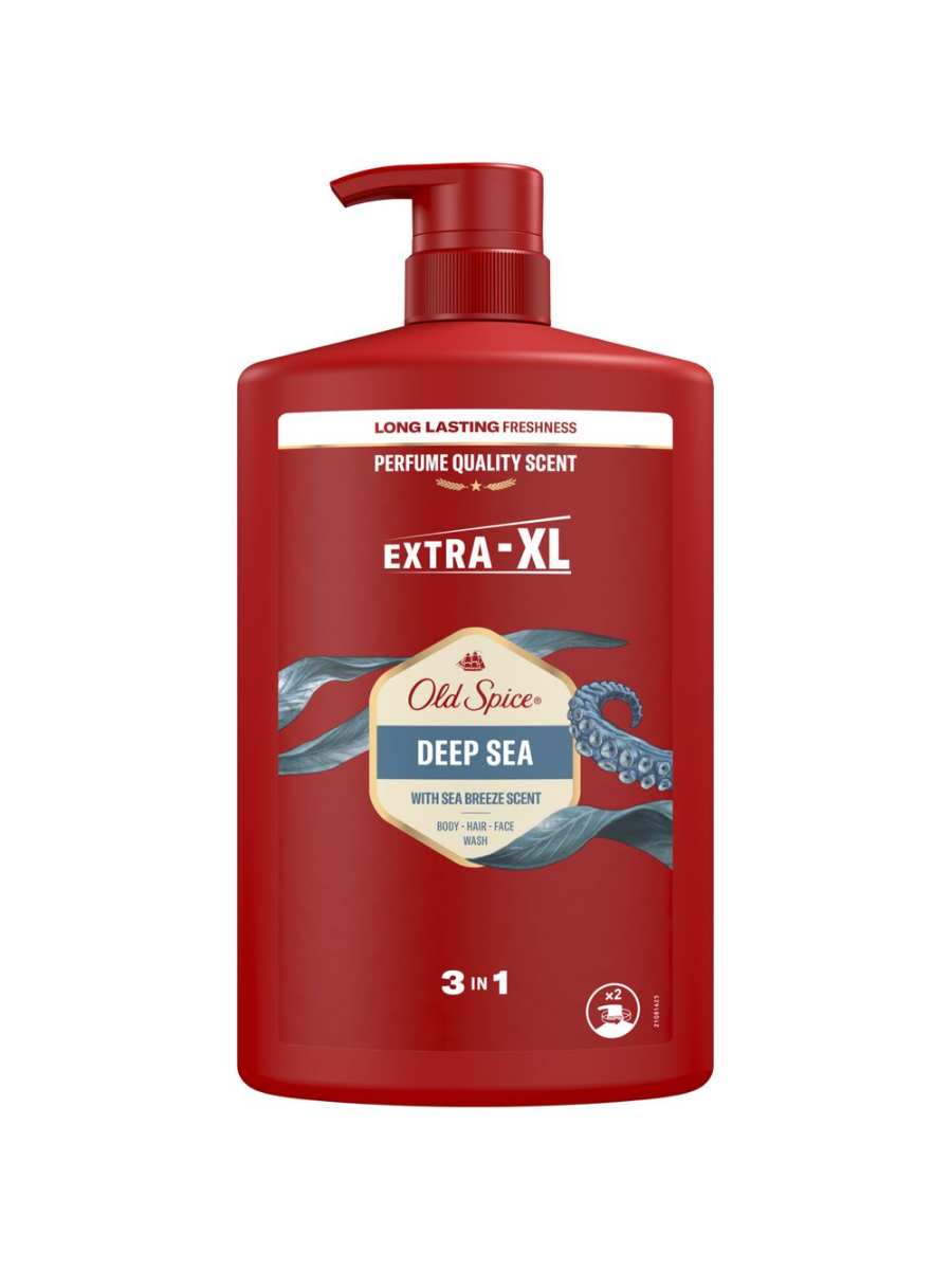 Гель-шампунь Old Spice Deep Sea 3 в 1 1 л