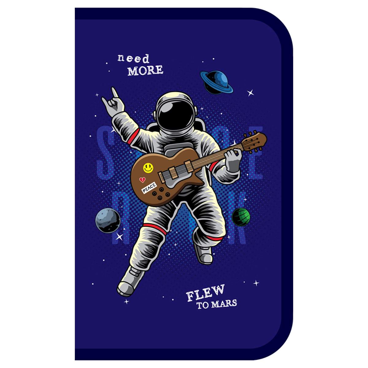 

Пенал Artspace "To Mars" 349502, две откидные секции, ткань, 2 шт., 349502