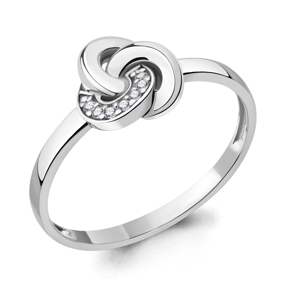 

Кольцо из белого золота с бриллиантом р., Aquamarine 964025А, 964025А_585_бз